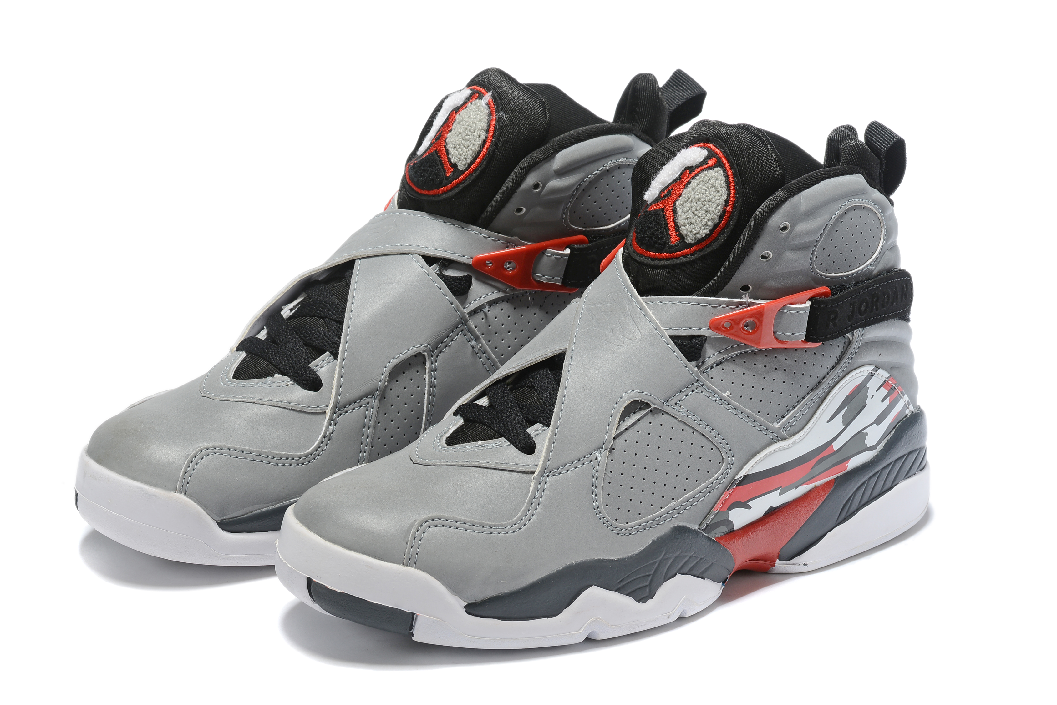 2019 Air Jordan 8 Retro Grey Black